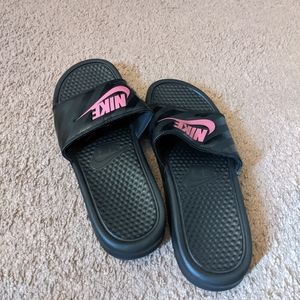 Nike slide on sandals
